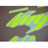 Stickers decals KAWASAKI ZXR NINJA CUSTOM NEON YELLOW