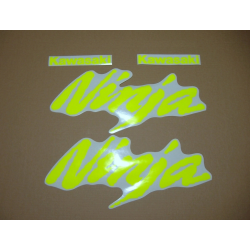 Stickers decals KAWASAKI ZXR ZXR NINJA CUSTOM NEON YELLOW