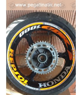 Honda CBR1000RR Wheel decals REPSOL