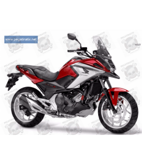 STICKER HONDA NC750X YEAR 2016 RED VERSION (Compatible Product)