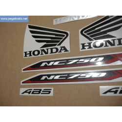 STICKER HONDA NC750X YEAR 2016 GREY VERSION