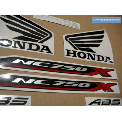 STICKER HONDA NC750X YEAR 2016 GREY VERSION