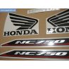 STICKER HONDA NC750X YEAR 2016 VERSION GREY