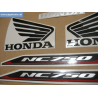 STICKER HONDA NC750X AÑO 2017 AZUL