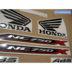 STICKER HONDA NC750X YEAR 2017 BLUE
