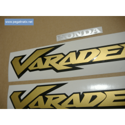 STICKER SET HONDA XL 125V VARADERO YEAR 2002 RED