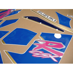 Aufkleber Suzuki GSX-R1100 1992 - WHITE BLUE