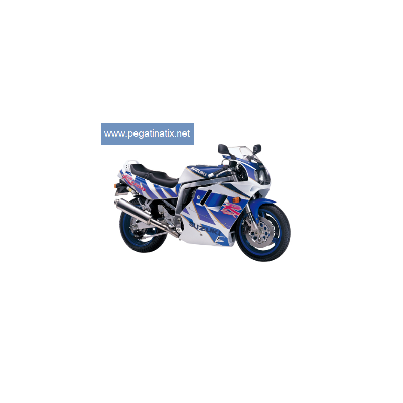Aufkleber Suzuki GSX-R1100 1992 - WHITE BLUE