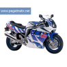 Adhesivos Suzuki GSX-R 1100 1992 - WHITE BLUE