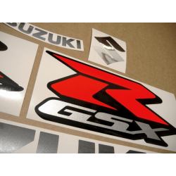 Adhesivo sticker SUZUKI GSXR 750 AÑO 2016 NEGRO