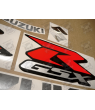 Stickers decals SUZUKI GSX-R 750 2016 VERSION BLACK