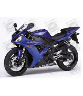 Stickers decals YAMAHA YZF R1 2002 BLUE- BLACK (Compatible Product)