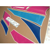 Honda CBR 600 F2 YEAR 1992 BLACK BLUE PINK