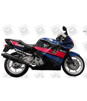 Honda CBR 600 F2 YEAR 1992 BLACK BLUE PINK (Compatible Product)