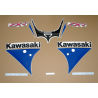 STICKERS KAWASAKI ZXR750 NINJA 1991 GREEN WHITE