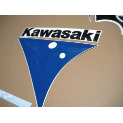 STICKERS KAWASAKI ZXR750 NINJA 1991 GREEN WHITE