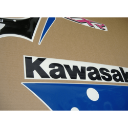 STICKERS KAWASAKI ZXR750 NINJA 1991 GREEN WHITE