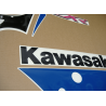 STICKERS KAWASAKI ZXR750 NINJA 1991 GREEN WHITE