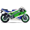 STICKERS KAWASAKI ZXR750 NINJA 1991 GREEN WHITE