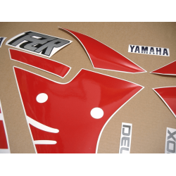 Stickers decals Yamaha FZR 1000 Year 1990 WHITE RED BLUE