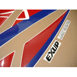 Stickers decals Yamaha FZR 1000 Year 1990 WHITE RED BLUE