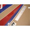 Stickers decals Yamaha FZR 1000 Year 1990 WHITE RED BLUE