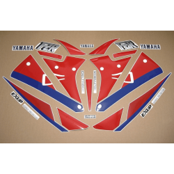 Stickers decals Yamaha FZR 1000 Year 1990 WHITE RED BLUE
