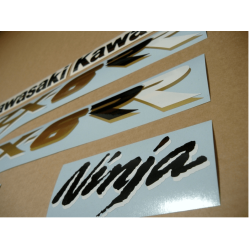 STICKER SET KAWASAKI ZX-6RR YEAR 2003 GREEN