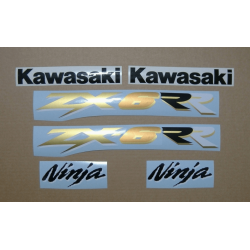 STICKER SET KAWASAKI ZX-6RR AÑO 2003 VERDE