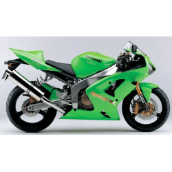 STICKER SET KAWASAKI ZX-6RR YEAR 2003 GREEN