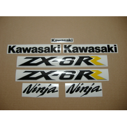 STICKER SET KAWASAKI ZX-6RR YEAR 2004 GREEN