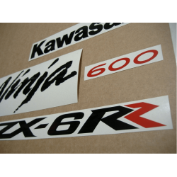 STICKER SET KAWASAKI ZX-6RR AÑO 2006 VERDE