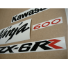 STICKER SET KAWASAKI ZX-6RR AÑO 2006 VERDE