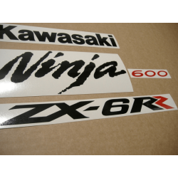 STICKER SET KAWASAKI ZX-6RR AÑO 2006 VERDE