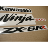 STICKER SET KAWASAKI ZX-6RR AÑO 2006 VERDE