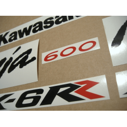 STICKER SET KAWASAKI ZX-6RR AÑO 2006 VERDE