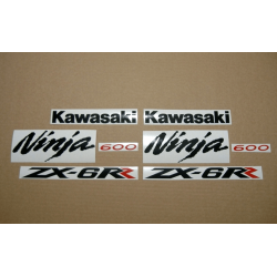 STICKER SET KAWASAKI ZX-6RR AÑO 2006 VERDE