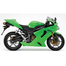 STICKER SET KAWASAKI ZX-6RR AÑO 2006 VERDE