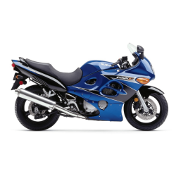 Adhesivo SUZUKI KATANA GSX F600 YEAR 2002 BLUE BLACK