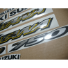 Autocollant Suzuki KATANA GSX F750 YEAR 2005 BLUE VEERSION US