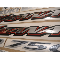 Stickers Suzuki KATANA GSX F750 YEAR 2000 RED VERSION US
