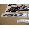 Stickers Suzuki KATANA GSX F750 YEAR 2000 RED VERSION US