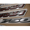 Stickers Suzuki KATANA GSX F750 YEAR 2002 BLACK VERSION US