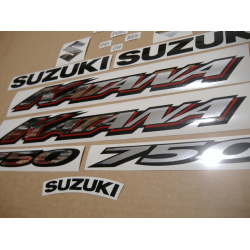 Stickers Suzuki KATANA GSX F750 YEAR 2004 TITANIUM VERSION US