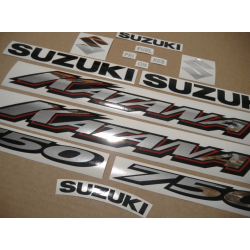 Stickers Suzuki KATANA GSX F750 YEAR 2004 TITANIUM VERSION US