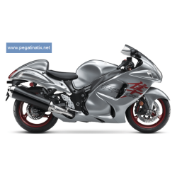 Stickers decals SUZUKI HAYABUSA 2019 GREY