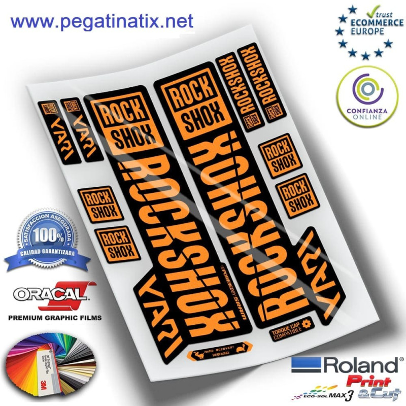 STICKERS ROCKSHOX YARI 2019 WP269