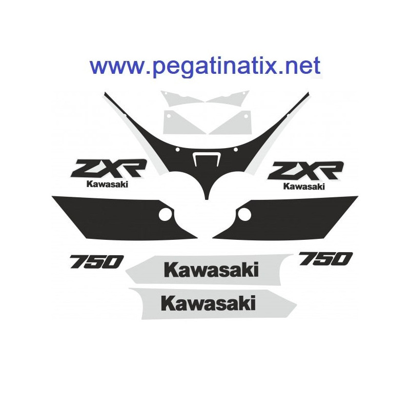 Stickers decals KAWASAKI ZXR750 YEAR 1992 - 1994