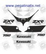 Adhesivo KAWASAKI ZXR750 YEAR 1989 - 1990