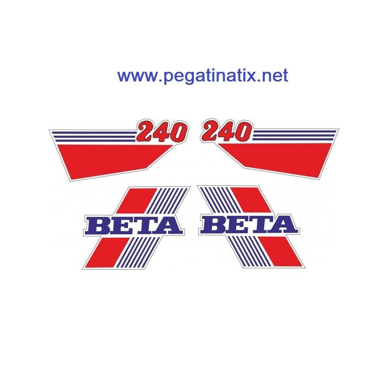Stickers decals BETA 240
